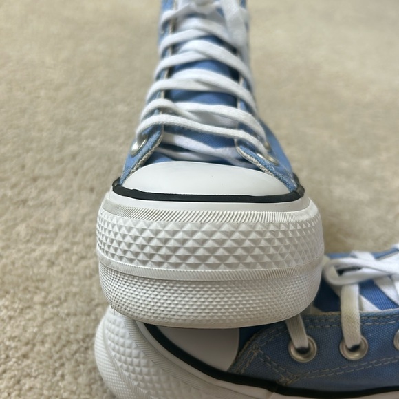 Converse Chuck Taylor All Star Lift Platform Hightop Shoes | Blue | 5.5 - Picture 9 of 13